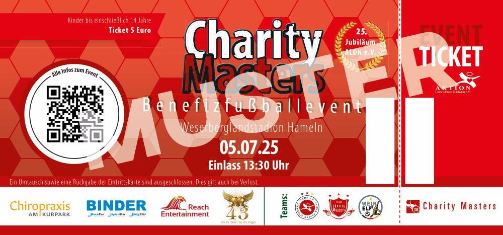 VVK-Eventticket Charity Masters Kinder